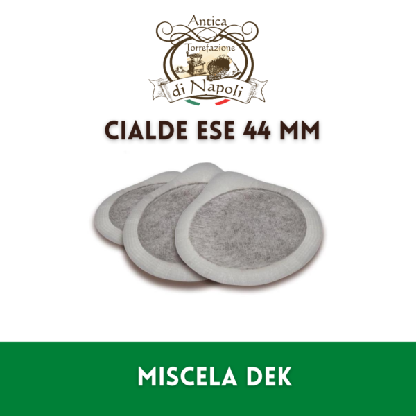 50 Cialde filtro carta ESE 44 mm - Miscela Dek