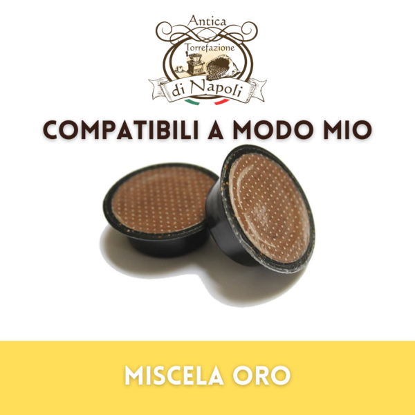 100 Capsule compatibili A modo mio – miscela oro