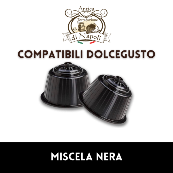 50 Capsule compatibili Dolcegusto - Miscela nera