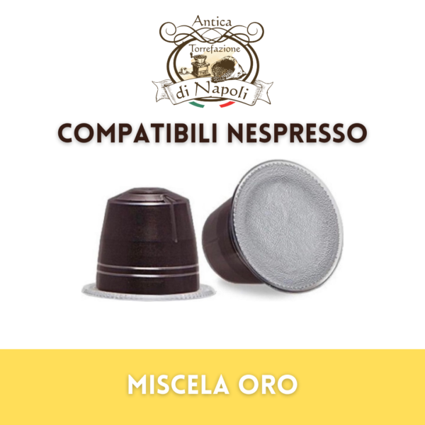 50 Capsule compatibili Nespresso – miscela oro