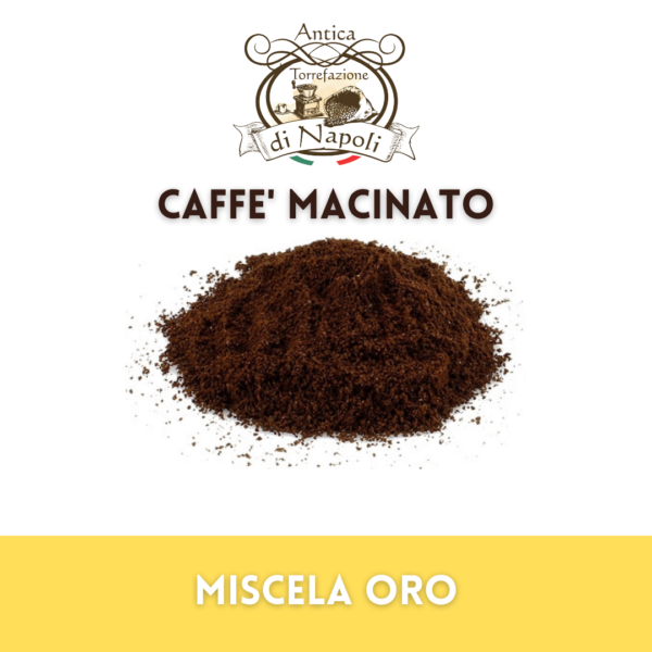 Caffè macinato 250 gr – miscela oro