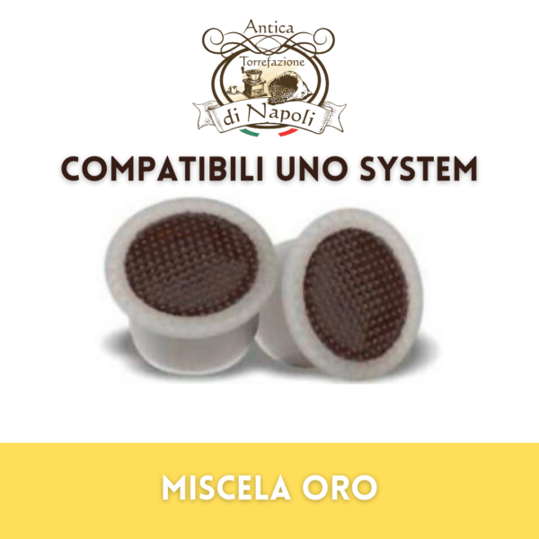 50 Capsule compatibili Uno system – miscela oro